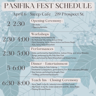 Pasifika Fest Schedule