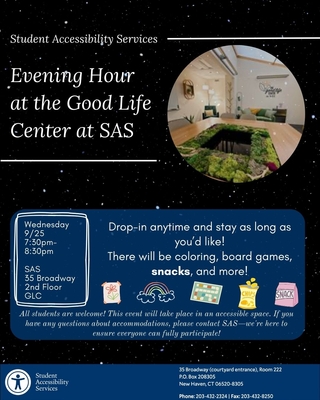 Evening Hour at Good Life Center at SAS